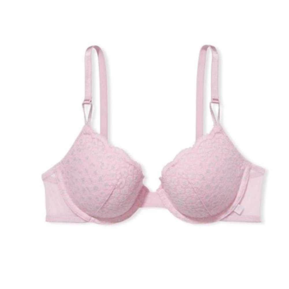 VICTORIA'S SECRET Sexy Tee Lightly-Lined Demi Bra Bold Lilac 36C